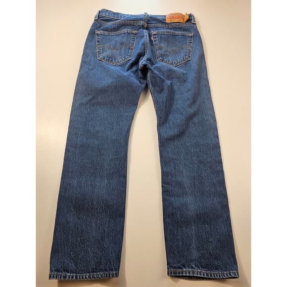 Levis modern waterless 32x30 501 EUC button fly blue jeans casual everyday ^ - Picture 3 of 9